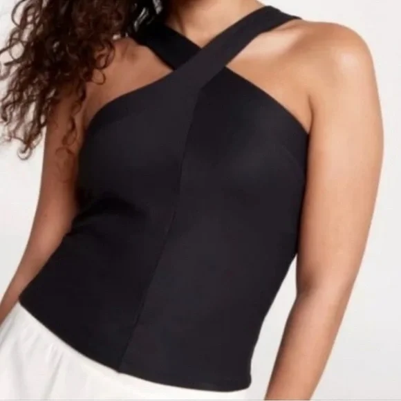 CALIA black crisscross tank NWOT - Picture 3 of 3